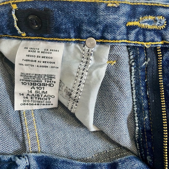 Wrangler George Strait Vaquero de corte vaquero para niño 14 Slim - Picture 8 of 11